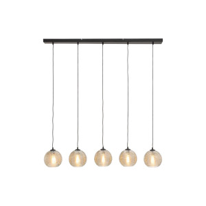 Goossens Hanglamp Soleil, Hanglamp met 5 lichtpunten