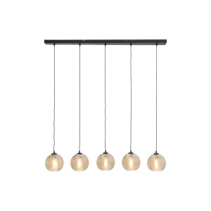 Goossens Hanglamp Soleil, Hanglamp met 5 lichtpunten