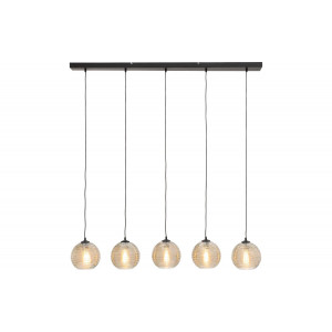 Goossens Hanglamp Soleil, Hanglamp met 5 lichtpunten