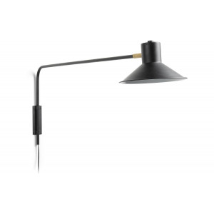 Kave Home Kave Home Aria, Aria wandlamp zwart