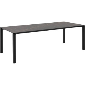 Goossens Excellent Eettafel Cipressen, Rechthoekig 240 x 100 cm met rechte hoeken