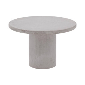 Goossens Salontafel Stone rond, beton grijs, urban industrieel, 50 x 31 x 50 cm