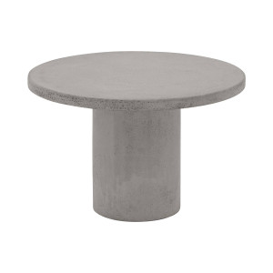 Goossens Salontafel Stone rond, beton grijs, urban industrieel, 50 x 31 x 50 cm