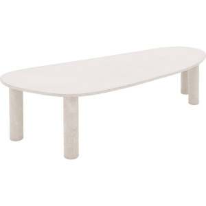 Goossens Eettafel Stone, Organisch 290 x 120 cm