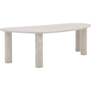 Goossens Eettafel Stone, Organisch 240 x 120 cm