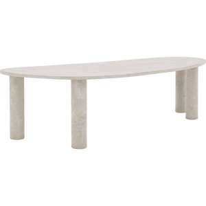 Goossens Eettafel Stone, Organisch 270 x 120 cm