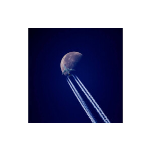 Goossens Schilderij Moon, 74 x 74 cm