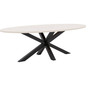 Goossens Eettafel Stone, Ovaal 240 x 120 cm