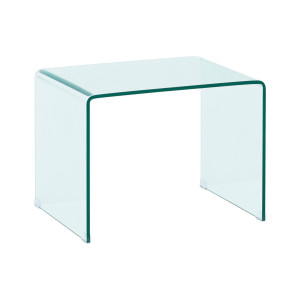 Goossens Basic Salontafel Imagine rechthoekig, glas transparant, modern design, 63 x 48 x 50 cm