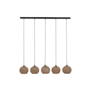 Goossens Hanglamp Noanne, Hanglamp met 5 lichtpunten