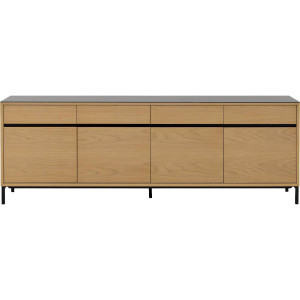 Goossens Dressoir Mundi, 4 deuren 4 laden