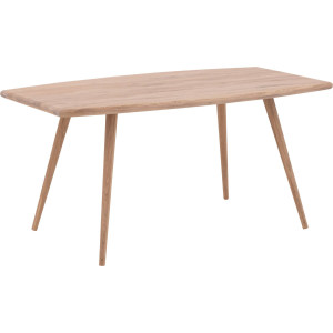 Goossens Eettafel Bjarte, Semi ovaal 180 x 90 cm