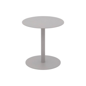 Goossens Salontafel Noah rond, metaal grijs, modern design, 40 x 42 x 40 cm