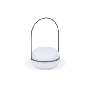 Kave Home Kave Home Lamp Tea, Tea tafellamp van polyethyleen en metaal met groene afwerking