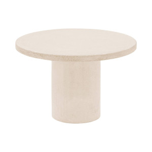 Goossens Salontafel Stone rond, beton grijs, urban industrieel, 50 x 31 x 50 cm