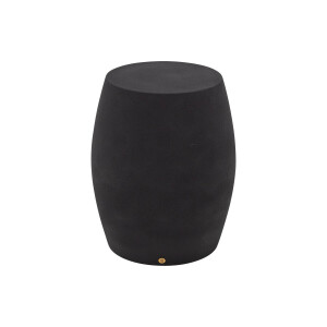 Goossens Bijzettafel Liv, metaal zwart,, 40 x 49 x 40 cm