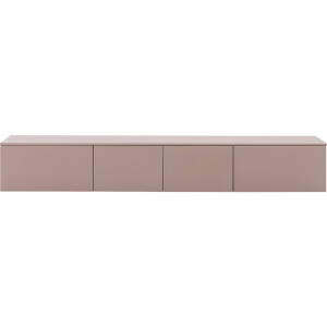 Goossens Excellent Tv Meubel Fame, Tv meubel hangend (2 dichte kleppen, 2 panel door)