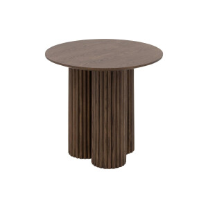 Goossens Basic Bijzettafel Melani, hout eiken bruin,, 60 x 55 x 60 cm