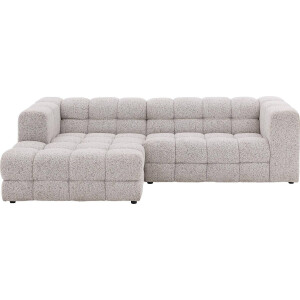Goossens Bank Dean beige, stof, 2-zits,