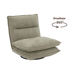 Goossens Draaifauteuil Alegro, Draaifauteuil zonder arm (m)