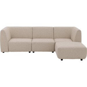 Goossens Loungeset Elements, Hoek links+1 zits+hoek+hocker
