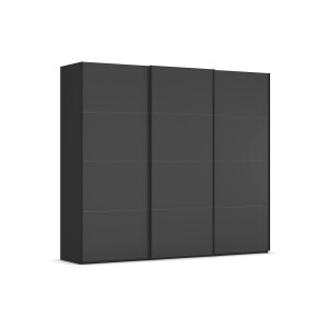 Goossens Excellent Kledingkast Finca Mat Glas, Slaapkamerkast 240 cm breed, 236 cm hoog, 3x 4 paneel glas schuifdeuren