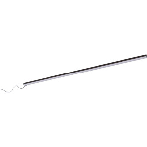 Goossens Kastverlichting Finish, Set 80 cm ledstrip geel licht met afstandbediening, zwart aluminium, , stijlvol landelijk
