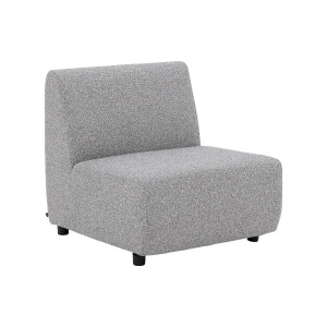 Goossens Loungebank Elements grijs, buitenstof,