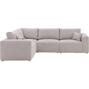 Goossens Bank Mika grijs, stof,