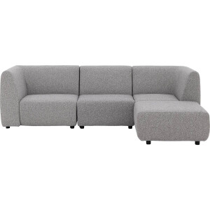 Goossens Loungebank Elements Met Gratis Beschermhoes grijs, buitenstof,