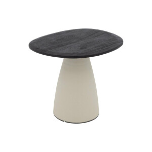 Goossens Salontafel Lira organisch, hout mango zwart,, 50 x 42 x 43 cm