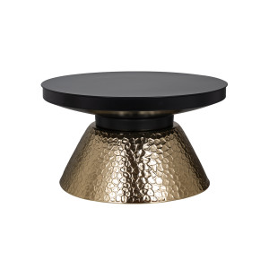 Richmond Salontafel 'Freddie' 75cm, kleur Zwart/Goud