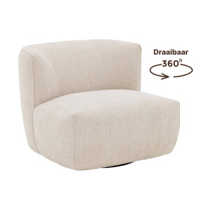 Goossens Draaifauteuil Nayla, Draaifauteuil