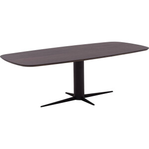 Goossens Eettafel Levi, Semi ovaal 300 x 110 cm