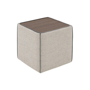 Goossens Nachtkastje Arona, 45 cm b x 43 cm h x 45 cm d met oplegblad walnut