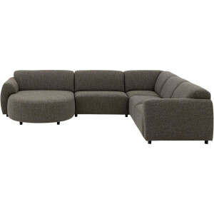 Goossens Bank Benk groen, stof, 2,5-zits,