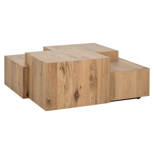 Richmond Salontafel 'Lennox' Eiken, 100 x 100cm, kleur Naturel