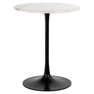 Richmond Ronde Bistrotafel 'Carlten' Marmer, 65cm, kleur Wit