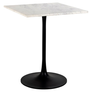 Richmond Bistrotafel 'Carlten' Marmer, 65 x 65cm, kleur Wit