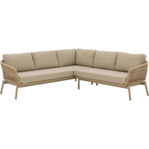 Goossens Loungeset Sorrento beige, buitenstof,