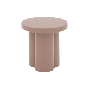 Goossens Bijzettafel Nia, metaal roze,, 43 x 45 x 43 cm