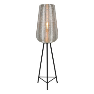 Light & Living Vloerlamp 'Adeta', nikkel, 135cm hoog