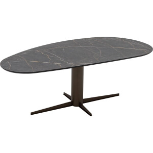 Goossens Eettafel Suzy, Organisch 200 x 100 cm