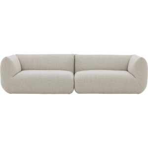 Goossens Kelsey beige, stof, 3-zits,
