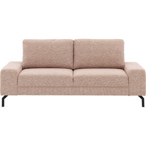 Goossens Bank Valdena roze, stof, 3,5-zits,