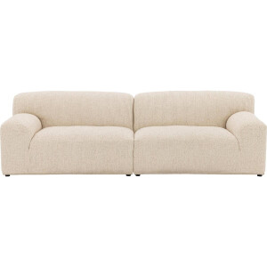 Goossens Excellent Elementenbank Sens beige, stof, 1,5-zits, urban industrieel