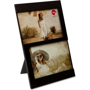 Balvi Fotolijst Dijon 25 X 16,3 Cm Zwart 2 Foto's