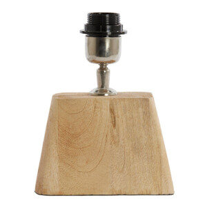 Light & Living Tafellamp 'Kardan' Mangohout, 21cm, kleur Naturel (excl. kap)