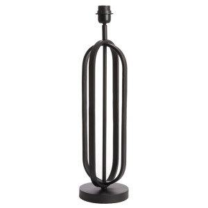 Light & Living Tafellamp 'Aster' 55cm, kleur Mat Zwart (excl. kap)