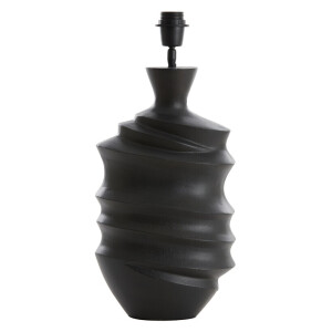 Light & Living Tafellamp 'Sharon' 48cm, kleur Mat Zwart (excl. kap)